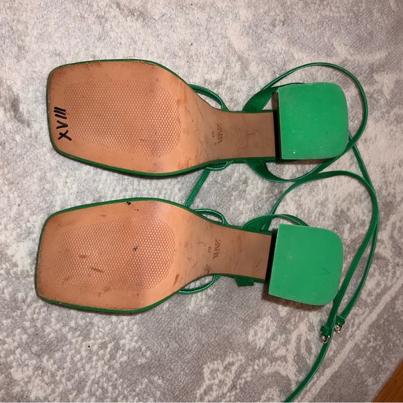 ZARA Chunky High Platform Heels - Picture 4 of 9